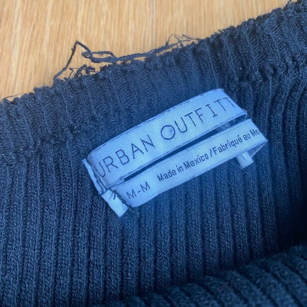 UO Ribbed One-Shoulder Tank Top - Picture 3 of 3